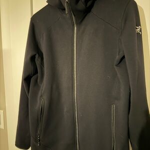 Arc’teryx Womens Kyanite Hoody W. Sz Large EUC. Black